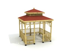 Pg 3004 Sari Cam Yesil Emprenye 300CM-X300CM-400CM-X400CM | Kent Mobilyaları | Erse Kent Mobilyaları